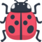 Lady Beetle emoji on Facebook